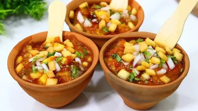 Banarasi Tamatar Chaat - Tangy tomato street food specialty